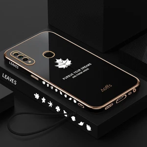 Oppo A8/A31 Elektroliz Kaplama Telefon Kılıfı Için Kemerli Telefon Kılıfı (Yurt Dışından)