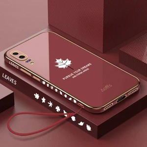 Huawei P20 Elektrolizle Telefon Kılıfı Için Kemerli Telefon Kılıfı (Yurt Dışından)