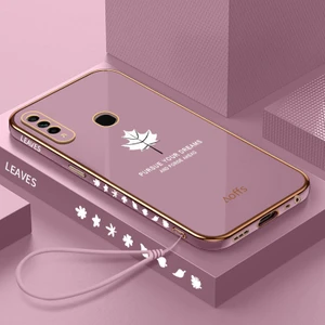 Oppo A8/A31 Elektroliz Kaplama Telefon Kılıfı Için Kemerli Telefon Kılıfı (Yurt Dışından)