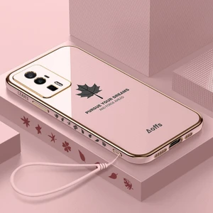 Xiaomi Redmi K60 Pro Için Telefon Kılıfı Kemerli Elektrolizle Telefon Kılıfı (Yurt Dışından)
