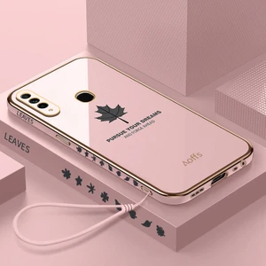 Oppo A8/A31 Elektroliz Kaplama Telefon Kılıfı Için Kemerli Telefon Kılıfı (Yurt Dışından)
