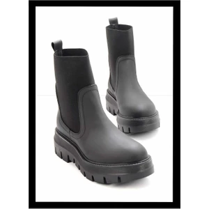 Siyah  Kadın Bot & Bootie K02538561309