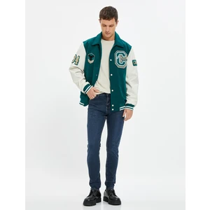 Skinny Fit Dar Paça Kot Pantolon Cepli  Michael Jean