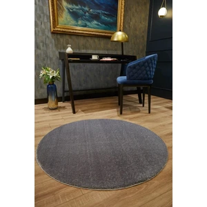 Enva Home Jel Taban Yıkanabilir Yolluk Daire Overloklu Uzun Tüylü Peluş Post Antrasit