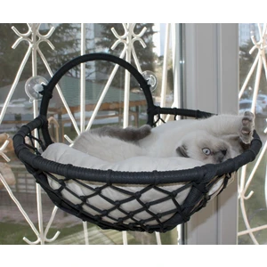 Grant Kedi Cam Yatağı & Cam Askılı Vantuzlu Kedi Yatağı
