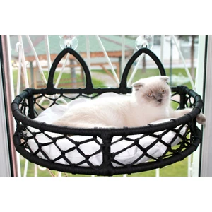 Cedric Kedi Cam Yatağı & Cam Askılı Vantuzlu Kedi Yatağı