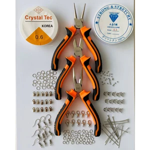 Yağmur Gökçe 3 Penseli Hobi Takı Yapım ve Tamir Malzemeleri - Mini Kargaburun Kıvırma Pensesi Yan Keski