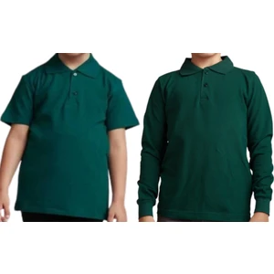 Unisex Polo Yaka 2' Li T-Shirt Uzun Kol + Kısa Kol