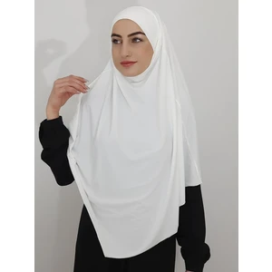 R&S Modibone Sufle Hazır Baglamalı Peceli Büyük Esarp Hıjap Hac ve Umre Icın Uygun
