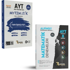 Rasyonel Yayınları 2024 AYT Matematik Soru Bankası - AYT Matematik 8'li Deneme Seti 2 Kitap