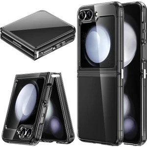 Galaxy Z Flip 5 Çift Parça Transparan Kapak Kılıf