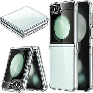 Galaxy Z Flip 5 Çift Parça Transparan Kapak Kılıf