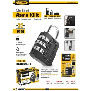 Şifreli Asma Kilit