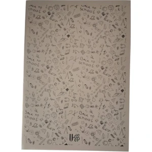 80 Yaprak Kareli Defter Plastik Kapak A-4 1 Adet Pp Kapak Büyük Boy Kareli Defter 80 Sayfa A4 Desenli Kapak