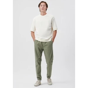 Erkek Beli Lastikli Yeşil Jogger Pantolon 000169-71559