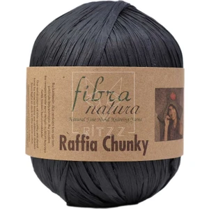 Fibra Natura Raffia Chunky 114-22 Siyah