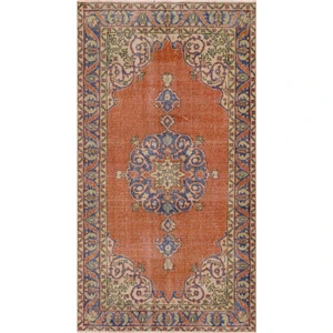 Sempati Halı Tarihi Işçilikle Üretilmiş Eskitme Halı 113 x 208 cm 10017