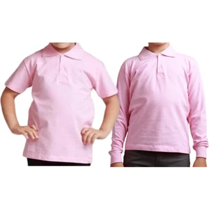 YHE Store Unisex Polo Yaka 2' Li T-Shirt Uzun Kol + Kısa Kol