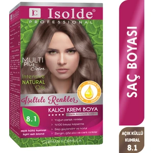 Isolde Saç Boyası Açık Küllü 8.1