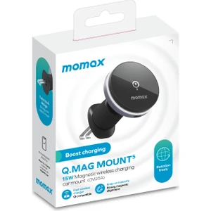Q.mag Mount 5 15W Magnetic Wireless Şarjlı Araç Telefon Tutucu