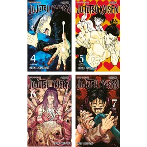 Jujutsu Kaisen 4-5-6-7. Ciltler Manga Seti - Gege Akutami