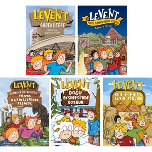Levent Serisi 5 Kitap Set / Göbeklitepe - Dünya Harikalarının Peşinde - Troya Hazinelerinin Peşinde - Doğu Ekspresi'nde Soygun - Hitit'ten Mısır'a Gizemli Yolculuk - Mustafa Orakçı