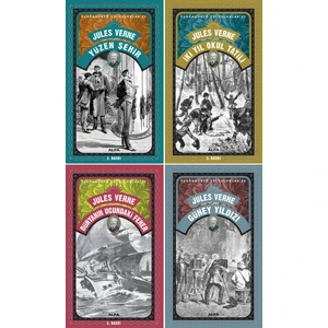 Olağanüstü Yolculuklar 21 - Olağanüstü Yolculuklar 22 - Olağanüstü Yolculuklar 23 - Olağanüstü Yolculuklar 24 - 4 Kitap - Jules Verne