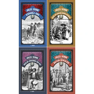 Olağanüstü Yolculuklar 17 - Olağanüstü Yolculuklar 18 - Olağanüstü Yolculuklar 19 - Olağanüstü Yolculuklar 20 - 4 Kitap - Jules Verne