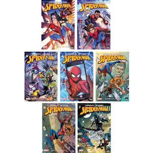 Marvel Actıon Spıder-Man 1-2-3-4-5-6-7. Ciltler Çizgi Roman Seti