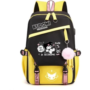 Sheng Haii Sanrio Kuromi Sırt Çantası Kadın Okul Çantası (Yurt Dışından)