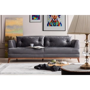 Perla Sofa Paris Yataklı Kanepe Antrasit