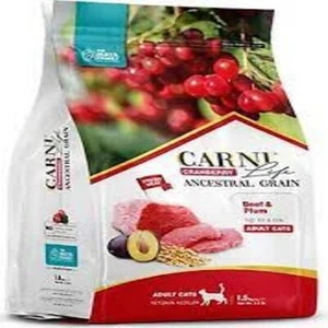 Life Cranberry Sığır Etli ve Erikli Yetişkin Kedi Maması 1.5 kg