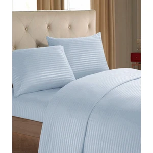 Evlen Home Collection Line Pamuklu Nevresim Takımı 4 Parça Çizgili Nevresim Seti | Otel Nevresim