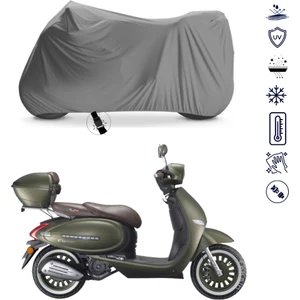 Arora Cappucino 125 Motosiklet Brandası 4 Mevsim Su Geçirmez Motor Brandası