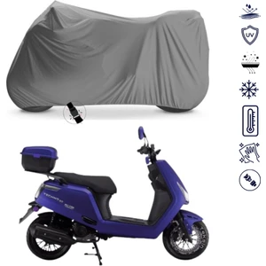 Falcon Techno 50 Çantalı Motosiklet Brandası 4 Mevsim Su Geçirmez Motor Brandası