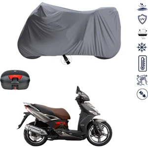 Kymco Agility City 125 Çantalı Motosiklet Brandası 4 Mevsim Su Geçirmez Motor Brandası