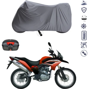 Kadırga Kd 250GY Çantalı Motosiklet Brandası 4 Mevsim Su Geçirmez Motor Brandası