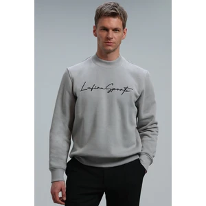 Lowe Erkek Sweatshirt Açık Gri