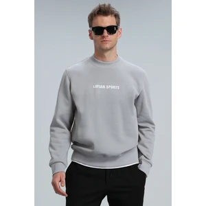 Star Erkek Sweatshirt Açık Gri