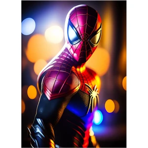 Örümcek Adam Temalı Mdf Tablo