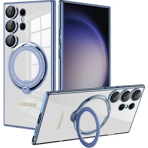 Samsung Galaxy S22 Ultra 5g Pc+Tpu Telefon Kapağı Magsafe ile Uyumlu Dönen Kickstand Case (Yurt Dışından)