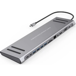 MST-14U Macbook Uyumlu 14IN1 Type-C Çoklayıcı Adaptör