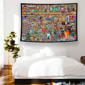 The Lucid Lab Reddit Place 2023 Duvar Örtüsü - 90 cm x 135 cm