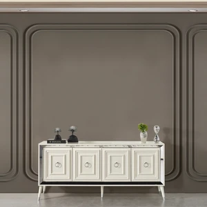 Rosa Silver Modern Konsol