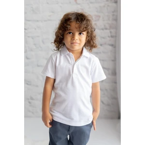 Unisex Çocuk Polo Yaka Kısa Kol T-Shirt