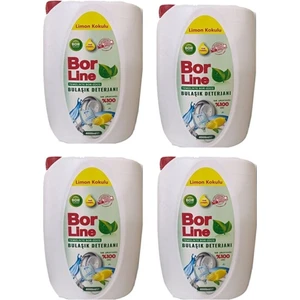 Bulaşık Deterjanı Limon Kokulu 4 x 4 lt