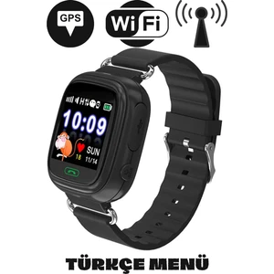 SmartBaby Q90 GPS + Wi-Fi Akıllı Çocuk Takip Saati Sim Kartlı Arama, Gizli Dinleme Özellikli