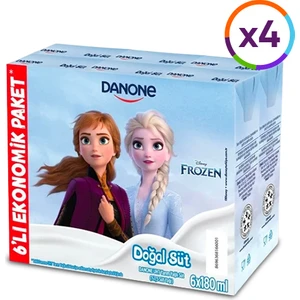 Disney Karakterli Yarım Yağlı Sade Süt 180 ml X6 x 4 Adet (Karakter Seçimi Yapılamamaktadır)