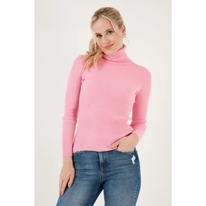 Fitilli Regular Fit Balıkçı Yaka Soft Akrilik Kazak Bayan Kazak 4614102
