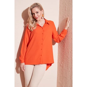 Rahat Kesim Arkası Uzun Gömlek Bayan Gömlek 6118728